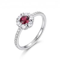 Ring Brosway Woman FANCY - PASSION RUBY in Silver FPR150